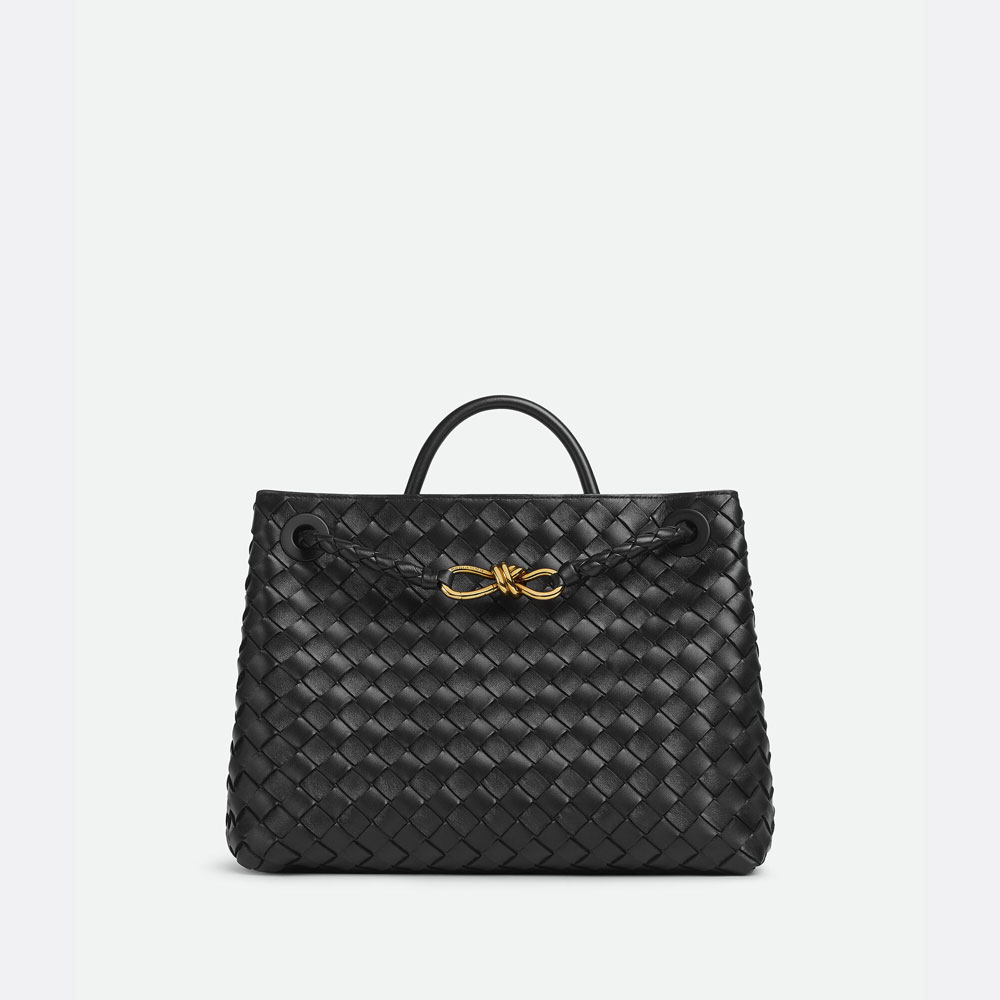 Bottega Veneta Medium Andiamo in Black 766016 VCPP 11139: Image 1