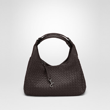 Bottega Veneta medium campana bag in espresso intrecciato nappa 45328305OV