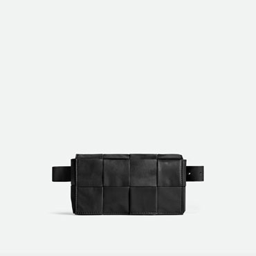 Bottega Veneta Cassette Belt Bag Black 651053 VCQ7 28803