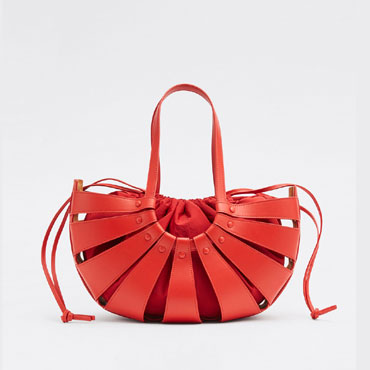 Bottega Veneta Shell in Chili Tomato 651577 VMAU H8903