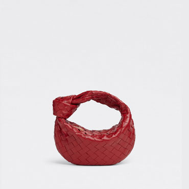 Bottega Veneta Mini Jodie in Dark Red 651876 VCPP 56358