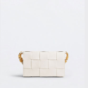 Bottega Veneta Cassette in White 666870 V17H 19009