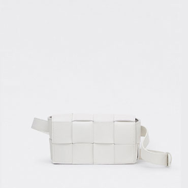 Bottega Veneta Belt Cassette in White 668572 VMAY 19009