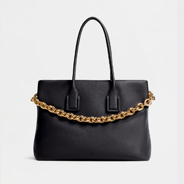 Bottega Veneta Chain Tote in Black 668782 V12M 08425