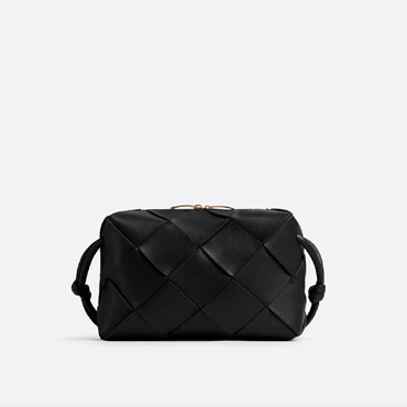 Bottega Veneta Small Cassette Camera Bag in Black 709417 VCQC 28425