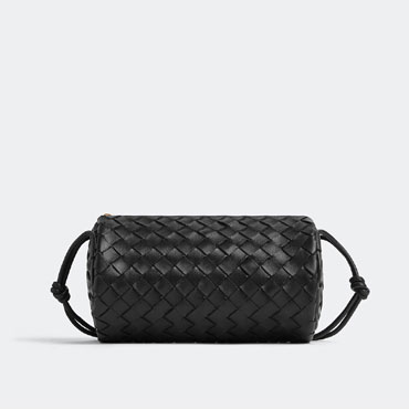 Bottega Veneta Pouch On Strap Black 716258 V1G1 18425