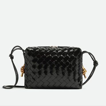 Bottega Veneta Small Loop Camera Bag in Black 736130 V2GV 11019