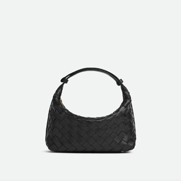 Bottega Veneta Mini Wallace in Black 754443 VCPP F8425