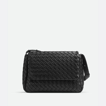 Bottega Veneta Large Cobble Messenger in Black 755769 V3BD 18803