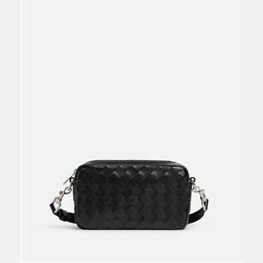 Bottega Veneta Mini Intrecciato Camera Bag in Black 765911 V2HL 18803