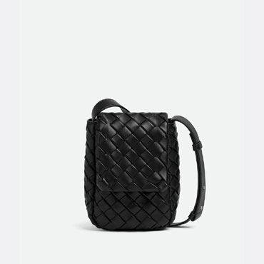 Bottega Veneta Mini Vertical Cobble in Black 776209 V3BD 18803