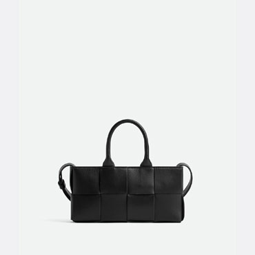 Bottega Veneta Mini East-West Arco Tote in Black 776778 VCQC 28425