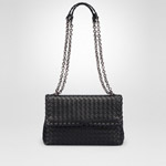 Bottega Veneta small olimpia bag in nero intrecciato nappa 45266652OB