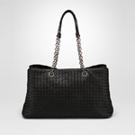 Bottega Veneta large tote bag in nero intrecciato nappa 45266668MN