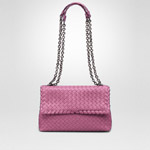 Bottega Veneta small olimpia bag in peony intrecciato nappa 45306107LC