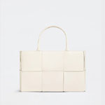 Bottega Veneta Arco Tote in Bianco Nero 609175 VMAY 39041