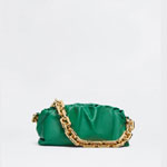 Bottega Veneta Chain Pouch in Racing Green 620230 VCP4 03104