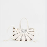 Bottega Veneta Shell in White Frost 651819 VMAU H9018