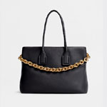 Bottega Veneta Chain Tote in Black 668782 V12M 08425