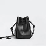 Bottega Veneta Mini Cassette Bucket Bag Black 680217 VCQC 48425