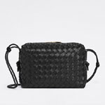 Bottega Veneta Medium Loop Camera Bag in Black 680256 V1G1 18425