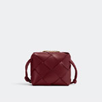 Bottega Veneta Mini Cassette Camera Bag in Bordeaux 701915 VCQC 26208