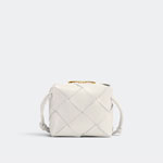 Bottega Veneta Mini Cassette Camera Bag in White 701915 VCQC 29009