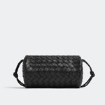 Bottega Veneta Pouch On Strap Black 716258 V1G1 18425