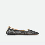 Bottega Veneta Stretch Ballerina Flat in Black 740001 VBPS 11000