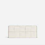 Bottega Veneta Cassette Pouch On Chain White 741713 VCQC 19009