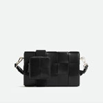 Bottega Veneta Cassette With Versatile Strap in Black 741777 V2XU 18803