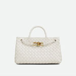 Bottega Veneta Small East West Andiamo White 754990 VCPP 19156