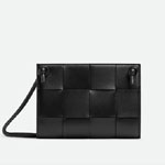 Bottega Veneta Mini Cassette Crossbody Bag Black 755842 VCQC 28425