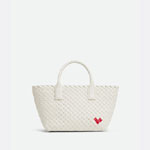 Bottega Veneta Mini Cabat in White Vernis 777608 V3SQ 18583