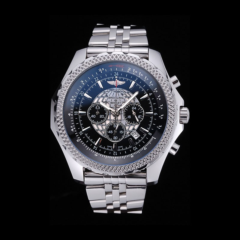 Breitling Bentley B05 Unitime Black Dial Stainless Steel Bracelet BL5650: Image 1