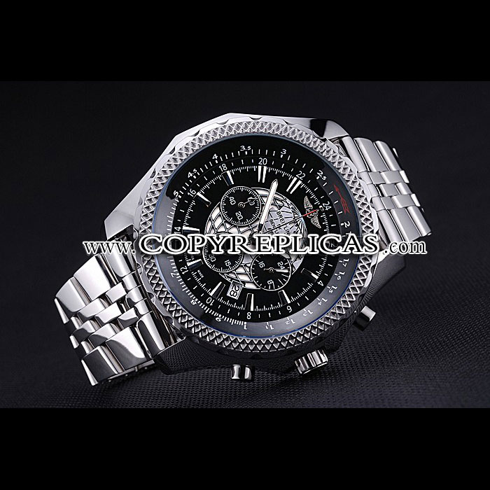 Breitling Bentley B05 Unitime Black Dial Stainless Steel Bracelet BL5650: Image 2