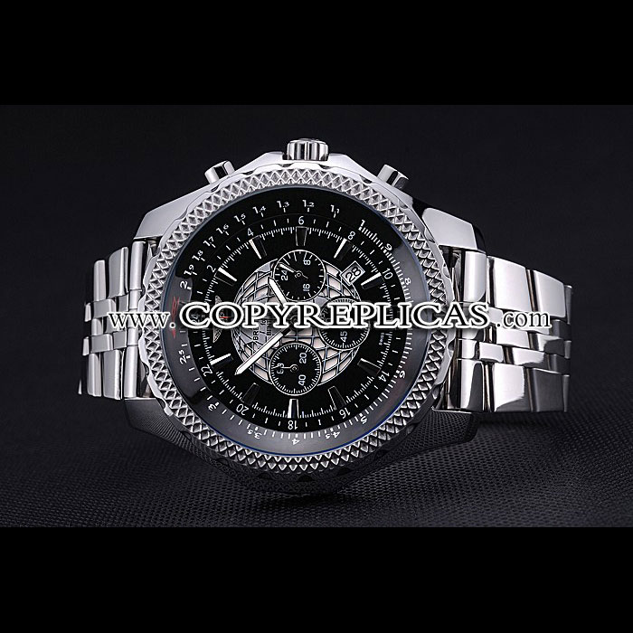 Breitling Bentley B05 Unitime Black Dial Stainless Steel Bracelet BL5650: Image 3