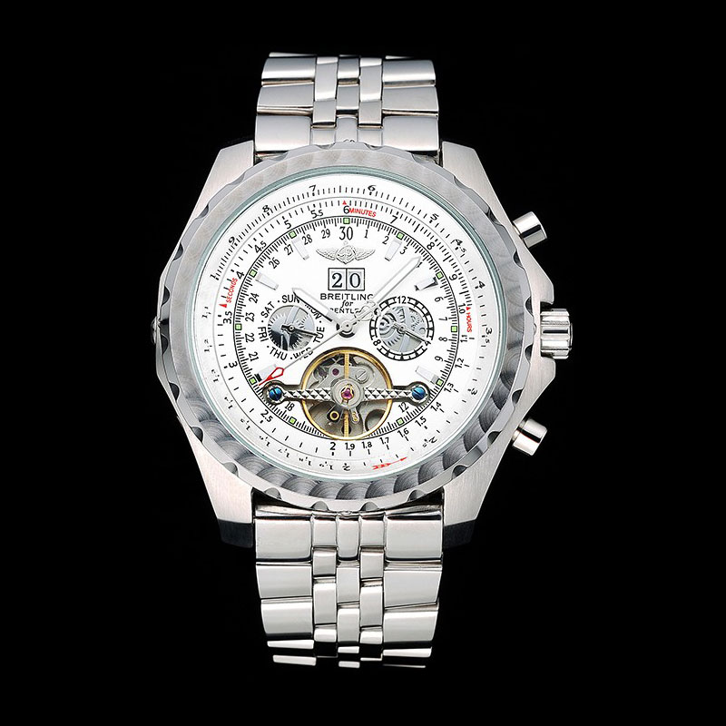 Breitling Bentley Mulliner Tourbillon White Dial Stainless Steel Case Bracelet BL5653: Image 1