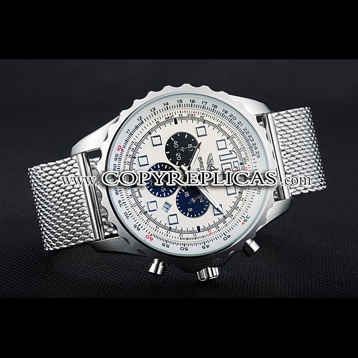 Breitling Navitimer Stainless Steel Strap Beige Dial BL5677: Image 2