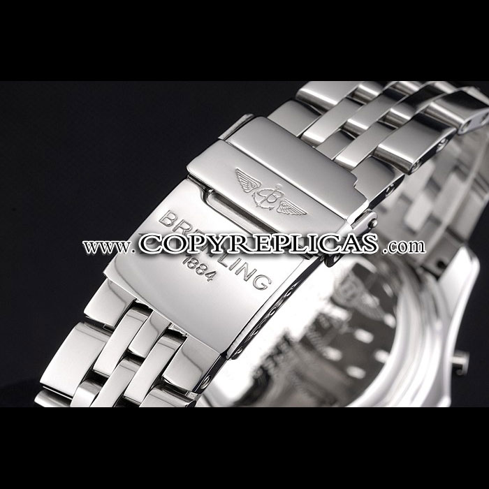 Breitling Bentley 6-75 Speed Blue Dial Stainless Steel Case Bracelet BL5695: Image 4