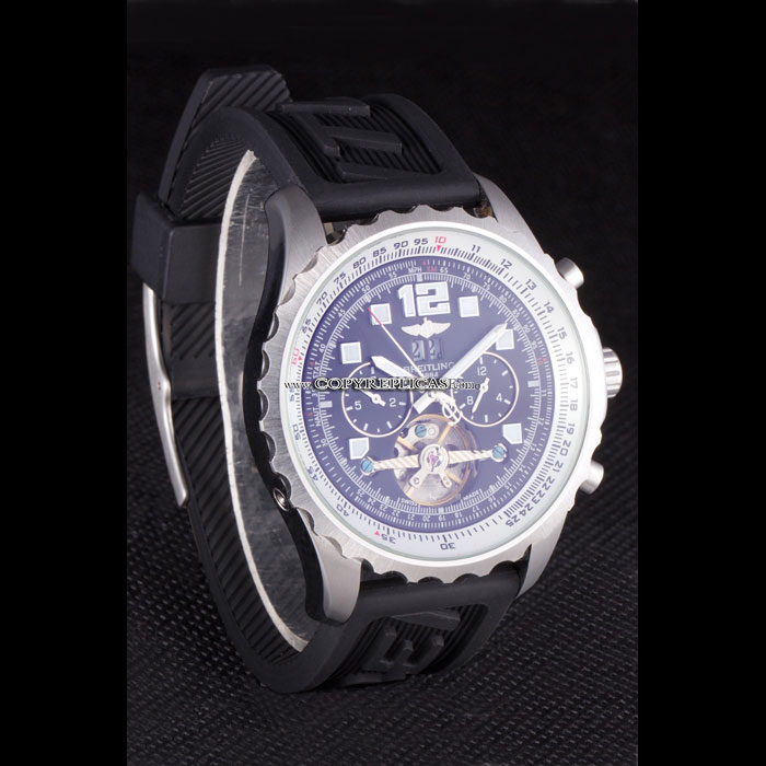 Breitling Navitimer Rubber Strap Black Dial BL5720: Image 2