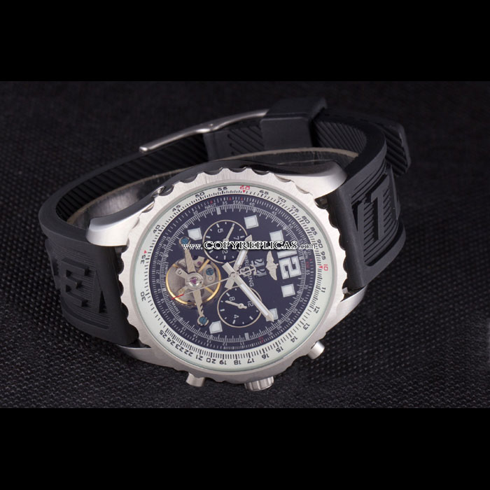 Breitling Navitimer Rubber Strap Black Dial BL5720: Image 3