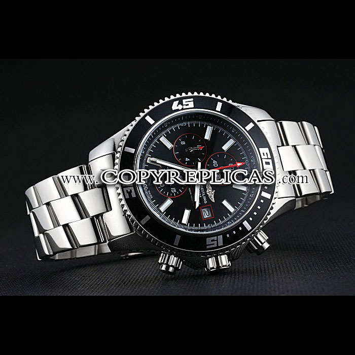 Breitling Superocean Chronograph II Black Dial Stainless Steel Bracelet BL5734: Image 2