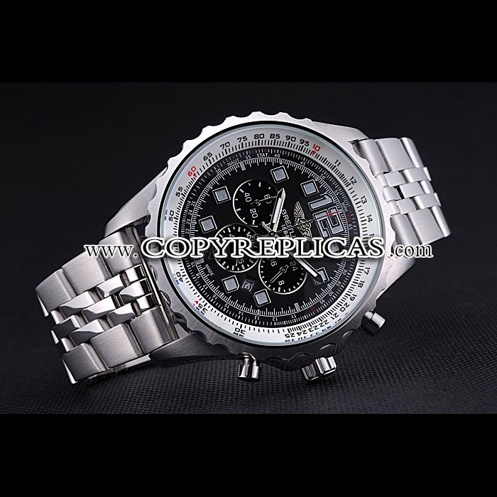 Breitling Professional Chronospace Black Dial Stainless Steel Bracelet BL5760: Image 2