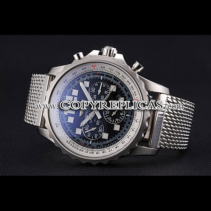 Swiss Breitling Professional Chronospace Black Dial Stainless Steel Case Bracelet BL5763: Image 3