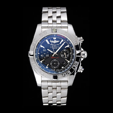 Swiss Breitling Certifie Stainless Steel Bezel Grey Dial BL5672