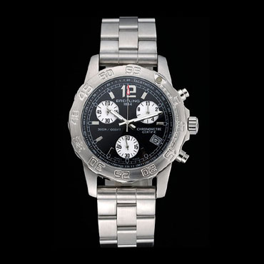 Breitling Colt Chronograph II Black Dial Stainless Steel Bracelet BL5769