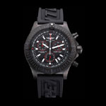 Breitling Avenger Seawolf Ion Plated Steinless Steel Case Black Dial Rubber Bracelet BL5627