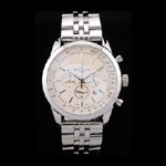 Breitling Transocean White Dial Stainless Steel Strap BL5671