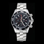 Breitling Superocean Chronograph II Black Dial Stainless Steel Bracelet BL5734